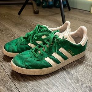 Green Suede Gazelle Adidas